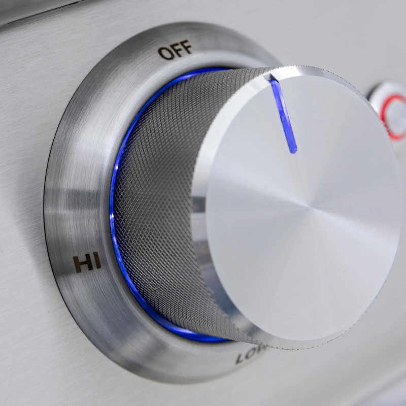 Blaze Premium LTE+ 40 Inch 5-Burner Gas Built In Grill | Burner State Lighting Off