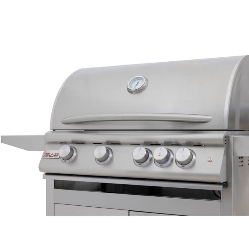 Blaze Premium LTE+ Marine 32 Inch 4-Burner Grill | Close Up