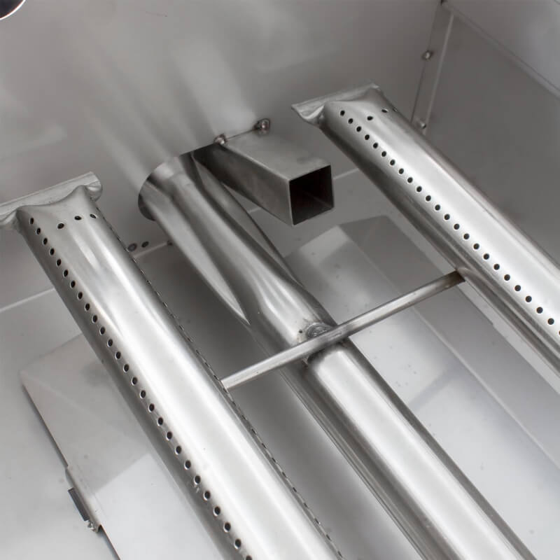 Blaze Premium LTE 30 Inch Built In Griddle Stainless Steel Flame Thrower Ignition Tube