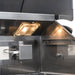 Blaze Premium LTE 32-Inch 4-Burner Built-In Grill - Internal Halogen Light Closeup