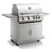 Blaze Premium LTE 32 Inch 4-Burner Freestanding Gas Grill | Angled View