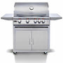 Blaze Premium LTE 32 Inch 4-Burner Freestanding Gas Grill With Infrared Burner