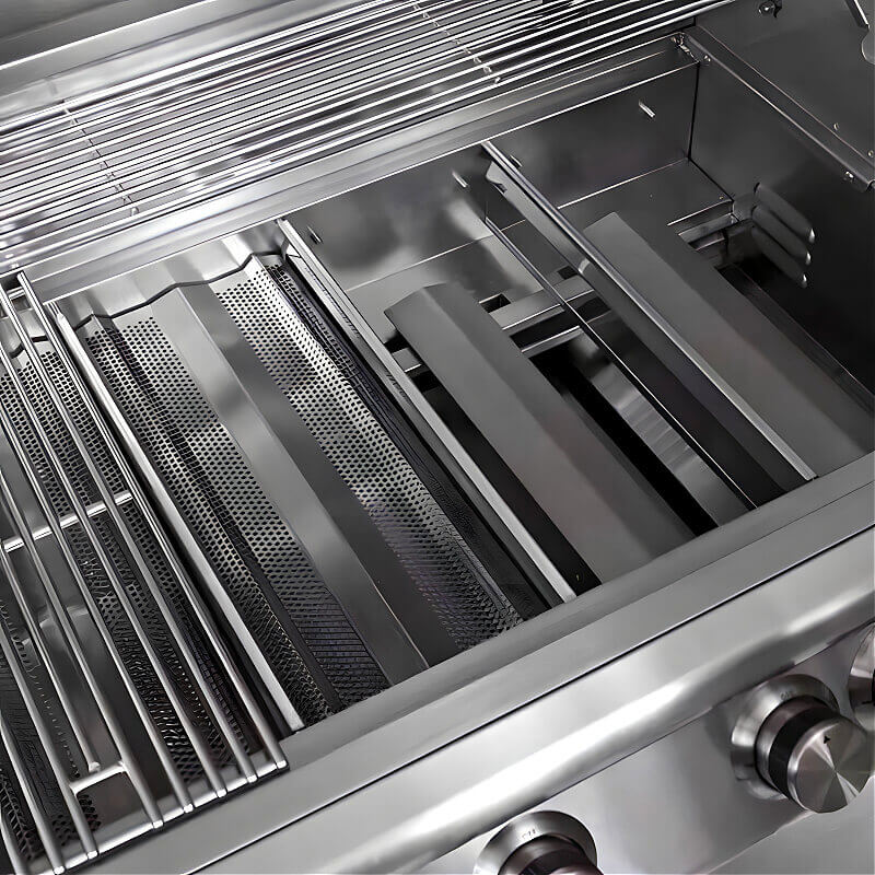 Blaze Premium LTE 32 Inch 4-Burner Grill | Heat Zone Separators