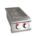 Blaze Premium LTE Built-In Gas Stainless Steel Double Side Burner With Lid