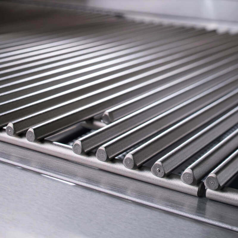 Blaze Premium LTE 32-Inch 4-Burner Built-In Grill - Triangular 9mm Stainless Steel Searing Rods