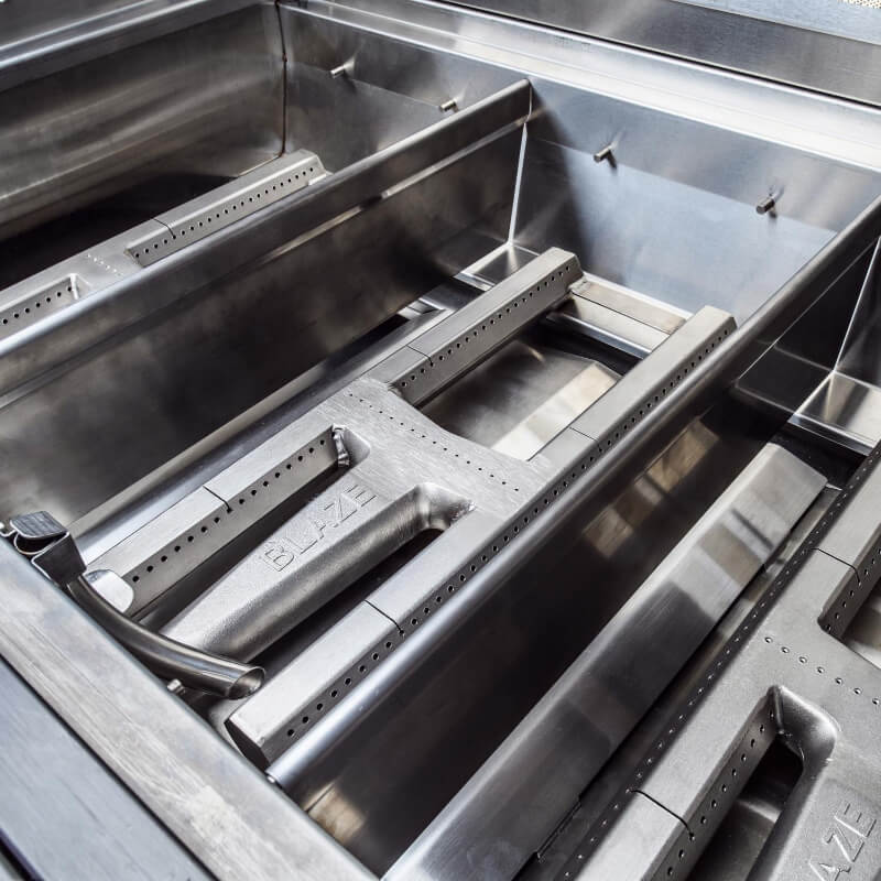 Blaze Professional LUX 44-Inch 4-Burner Gas Grill With Rear Infrared Burner - Heat Zone Separators