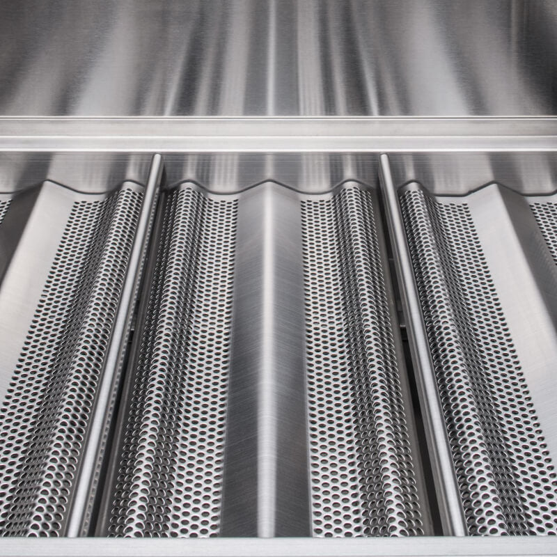 Blaze  Professional LUX 44-Inch 4-Burner Gas Grill With Rear Infrared Burner - Stainless Steel Flame Tamers