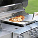 Blaze Professional LUX 15-Inch Ceramic Pizza Stone With Stainless Steel Tray | Shown on Blaze Pro LUX Grill