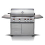 Blaze Professional LUX 44 Inch 4 Burner Freestanding Gas Grill With Rear Infrared Burner