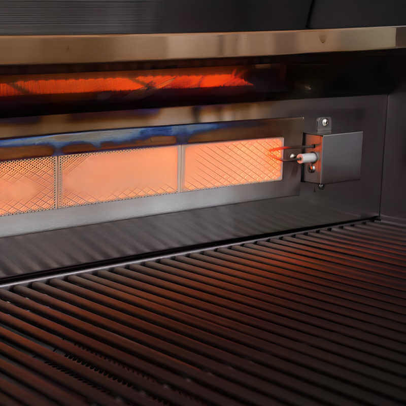 Blaze Rotisserie Kit For 32 Inch 4-Burner Gas Grill | Shown With Infrared Burner
