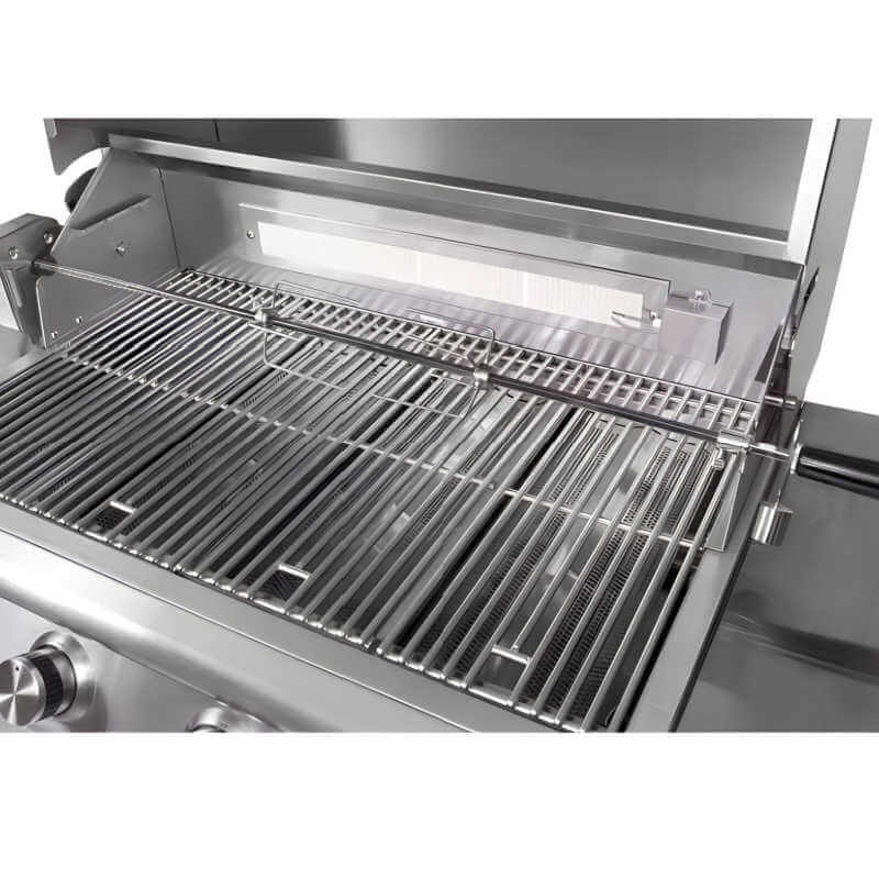 Blaze Rotisserie Kit For 40 Inch 5-Burner Gas Grill | Shown Installed on 40-Inch Gas Grill