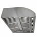 Blaze Stainless Steel Outdoor Vent Hood | With Interior LED Lighting