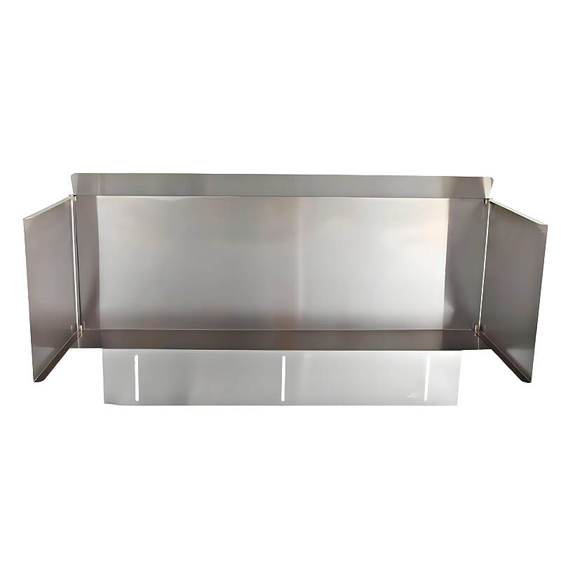 Blaze Wind Guard For Professional LUX 3-Burner Gas Grills | 304 Stainless Steel Construction