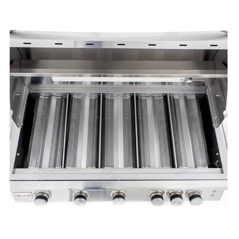 Blaze Premium LTE 40" 5-Burner Built-In Grill w/ Stainless Steel 