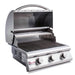 Blaze BLZ-3LBM PreludeLBM 25 Inch 3 Burner Built In Grill Hood Open