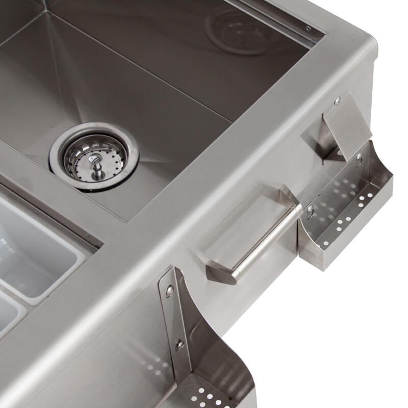 Blaze BLZ-30CKT-SNK Beverage Center - Bottle Opener, Bottle Cap Catch & Towel Holder