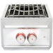 Blaze BLZ-PROPB-NG Professional LUX Built-In Natural Gas Power Burner - Front View Lights On