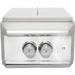 Blaze BLZ-PROPB-NG Professional LUX Built-In Natural Gas Power Burner - Front View With Stainless Steel Lid