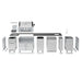 Broil King 10 1/2-Foot Outdoor Kitchen Island | 304 Stainless Steel