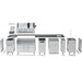 Broil King 11-Foot Outdoor Kitchen Island | Component Layout