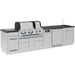 Broil King 11-Foot Outdoor Kitchen Island | Countertop & Sink Not Included
