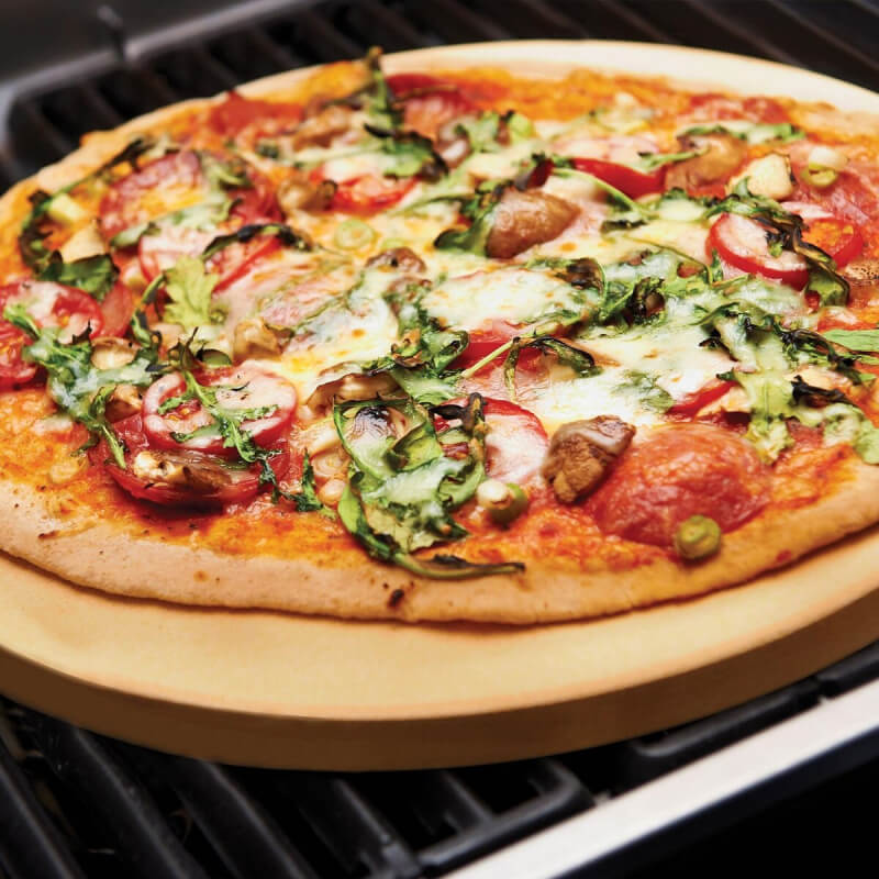 Broil King 15 Inch Grilling Stone | Shown on Grill