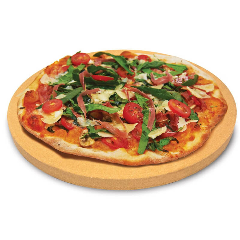 Broil King 15 Inch Grilling Stone | Shown with Pizza