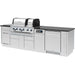 Broil King 9 3/4-Foot Outdoor Kitchen Island | IQue Technology