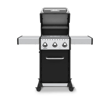 Broil King Baron 320 3-Burner Gas Grill | Shown with Hood Opened