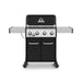 Broil King Baron 440 PRO Black 4-Burner Gas Grill With Side Burner