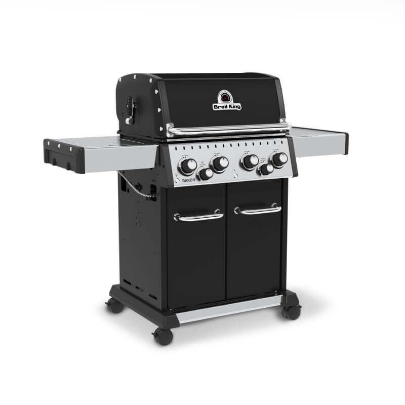 Broil King Baron 490 PRO Black 4-Burner Gas Grill | Black Finish