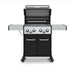 Broil King Baron 490 PRO Black 4-Burner Gas Grill | Grill Hood Opened