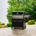 Broil King Baron 520 Black Gas Grill | Shown on Patio