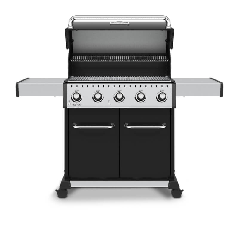 Broil King Baron 520 Black Grill | Insulated Grill Hood