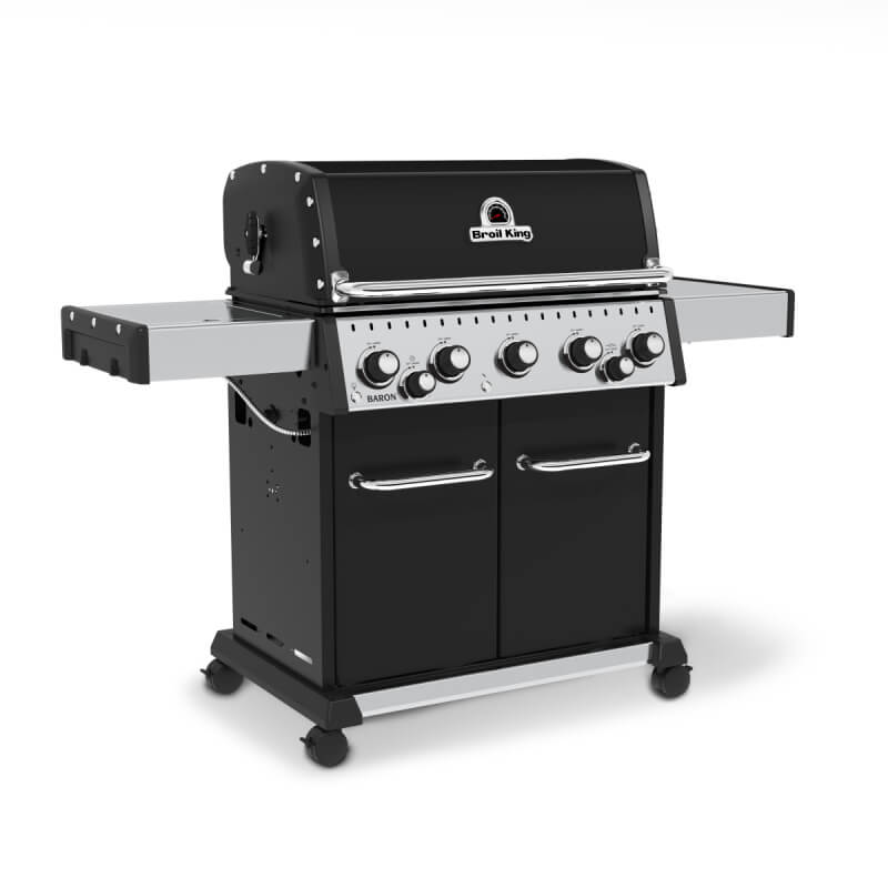 Broil King Baron 590 PRO Black 5-Burner Gas Grill | Insulated Hood