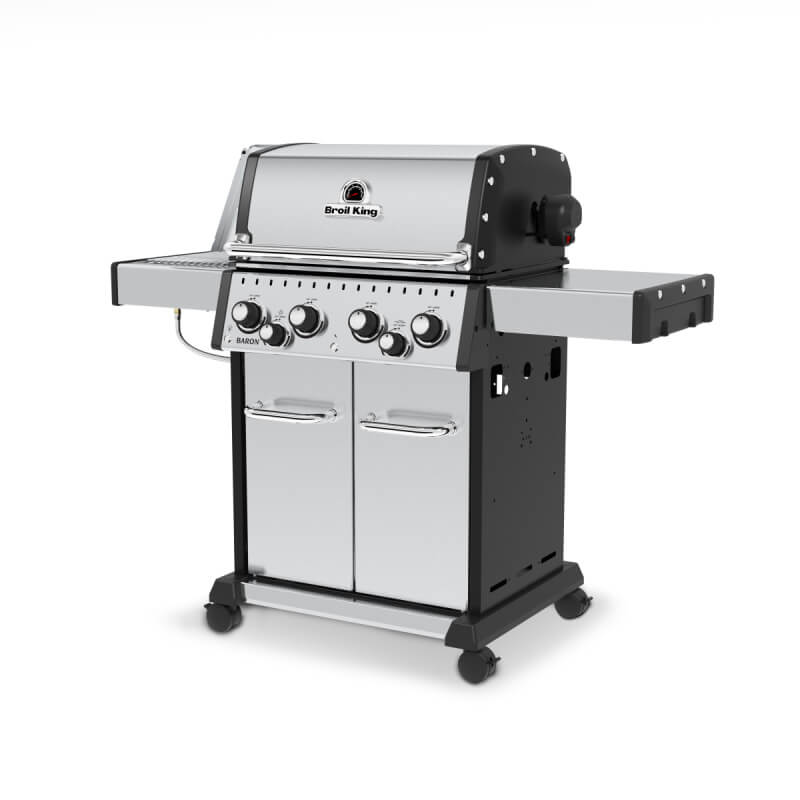 Broil King Baron S 490 PRO IR 4-Burner Gas Grill | Stainless Steel