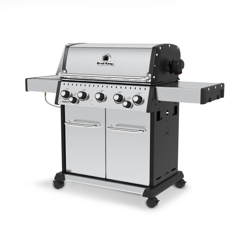 Broil King Baron S 590 PRO IR Grill | Double Door Cart Storage