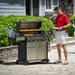 Broil King Baron Grill | Shown Grilling & Using Side Burner