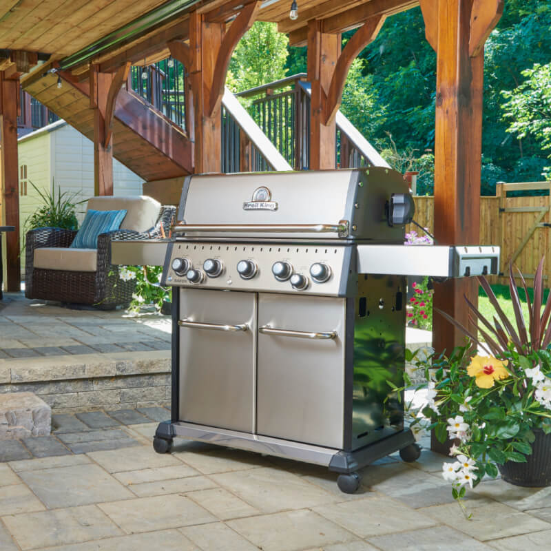 Broil King Baron S 590 PRO IR Grill | Shown on Patio