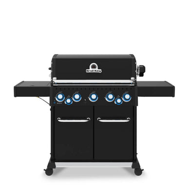 Broil King Baron Shadow 590 PRO Black 5-Burner Gas Grill With Rotisserie & Side Burner