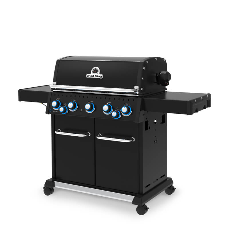 Broil King Baron Shadow 590 PRO Black 5-Burner Gas Grill | Matte Black Finish