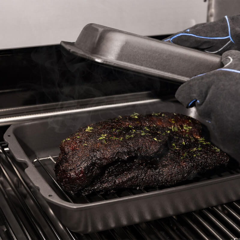 Broil King Cast Iron Multi Roaster | Shown Cooking Roast