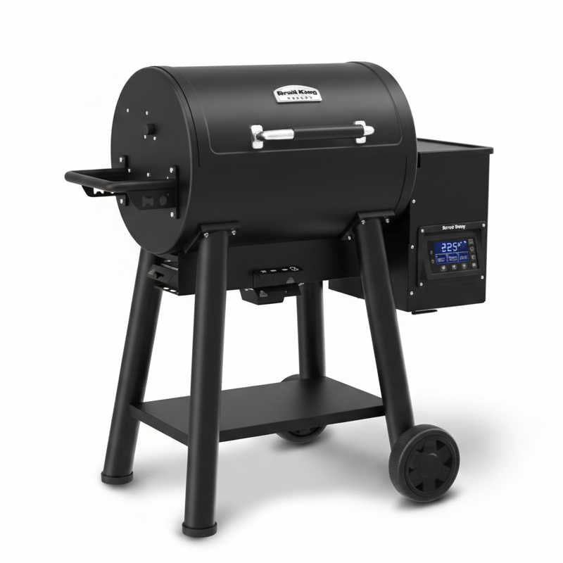 Broil King Crown Pellet 400 | Black Stainless Steel Construction