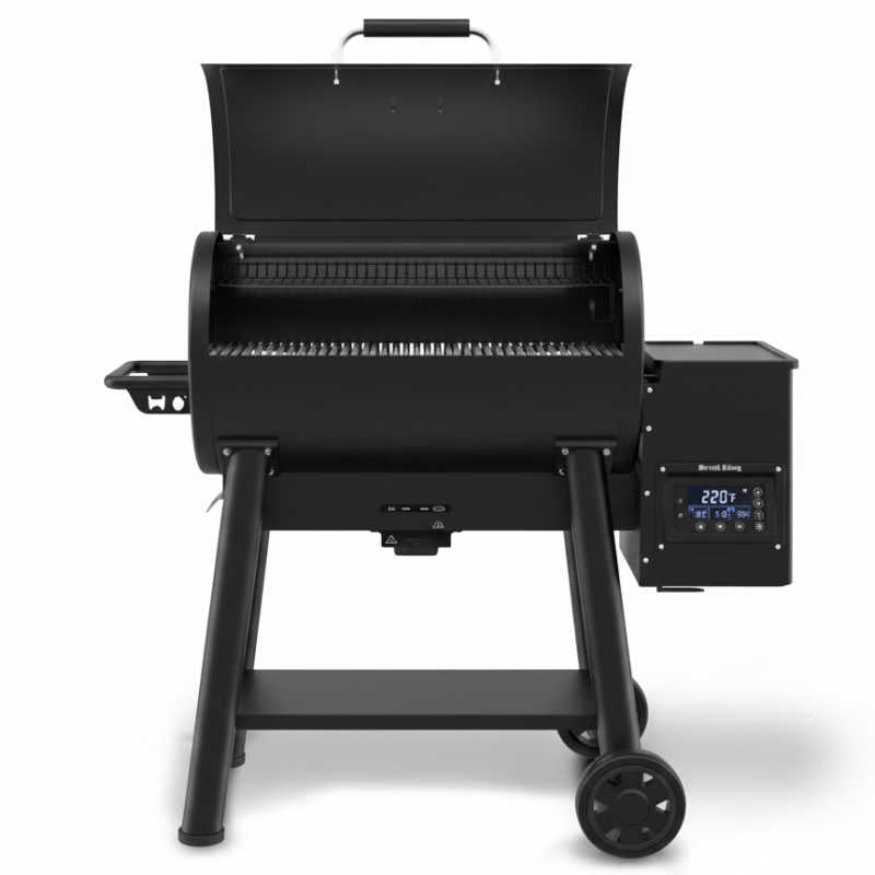 Broil King Crown Pellet 500 Grill | Hood Opened
