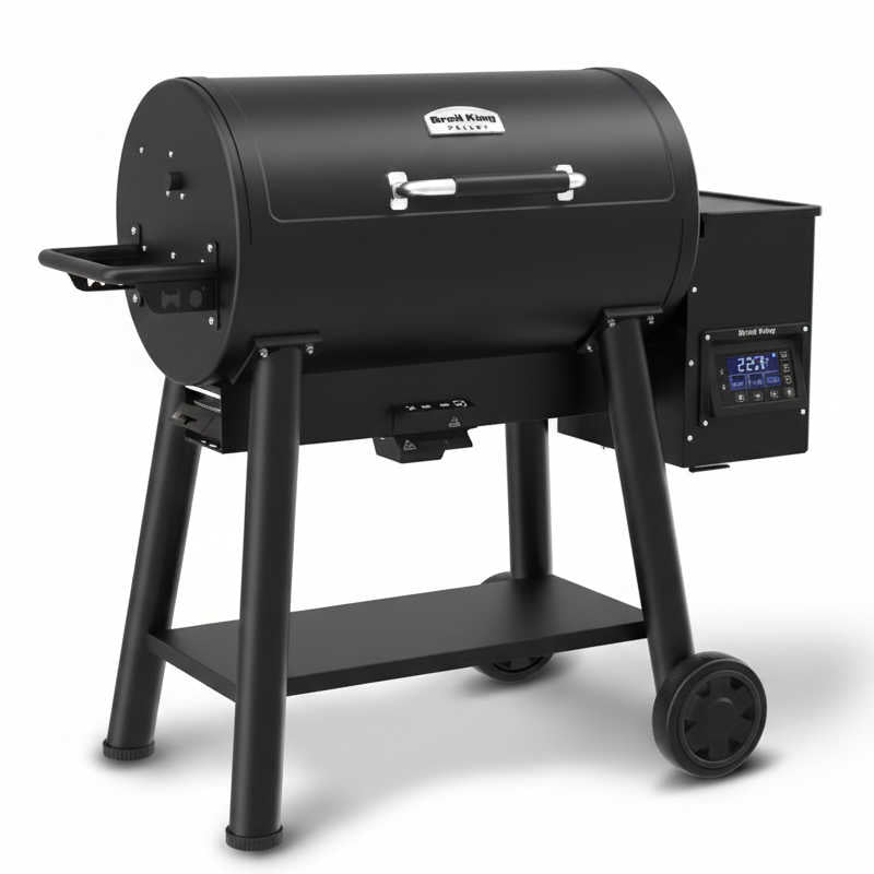 Broil King Crown Pellet 500 Grill | Black Stainless Steel Construction