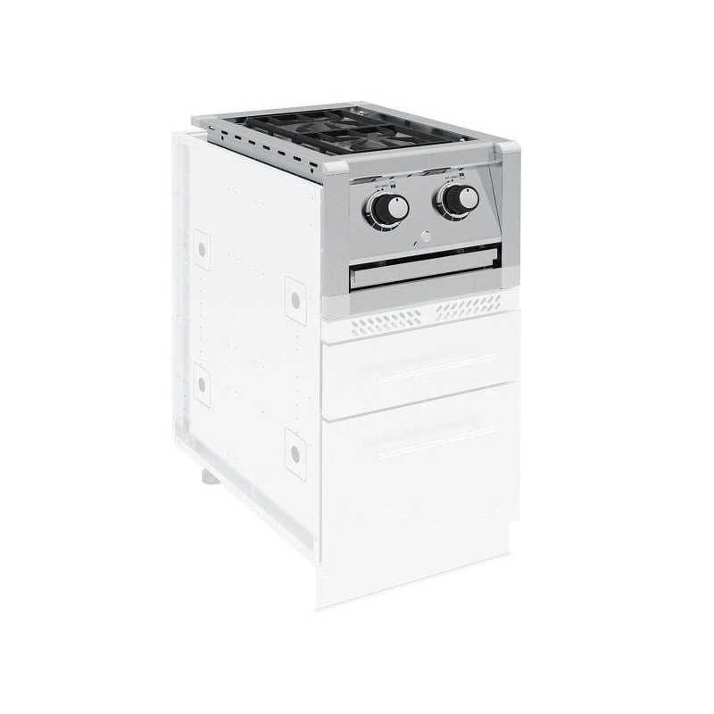 Broil King Double Side Burner | Shown in Grill Island