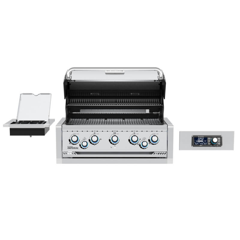 Broil King Imperial QS 590 5-Burner Built In Gas Grill | Side Burner