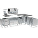 Broil King 118 x 70-Inch Outdoor Kitchen Island | Cabinet Layout