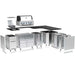 Broil King L-Shaped Outdoor Kitchen Island | 304 Stainless Steel