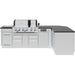 Broil King 118 x 70-Inch Outdoor Kitchen Island | QS 690i Grill